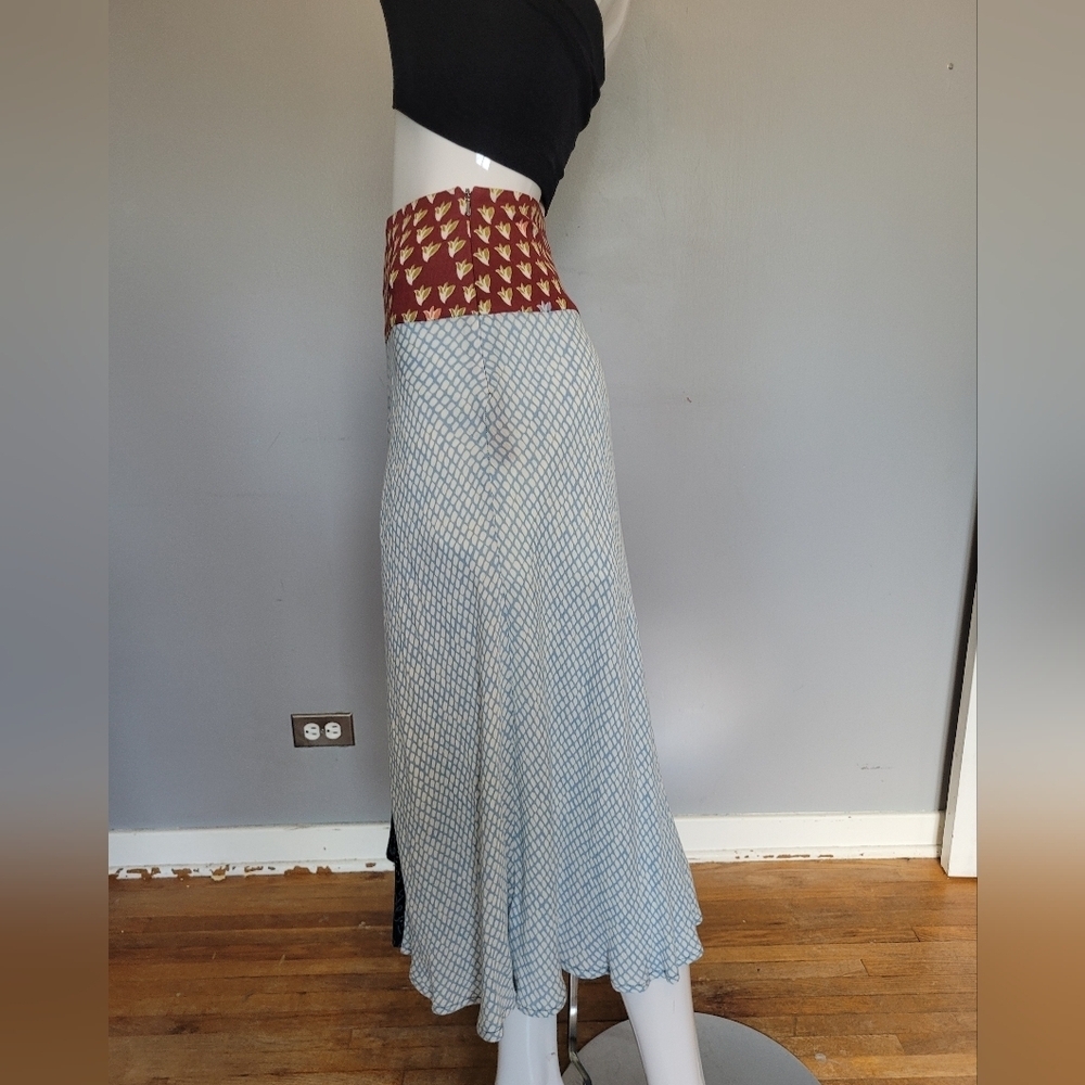 White Stuff Split Print Skirt, VGUC, Size 8 - Picture 5 of 9